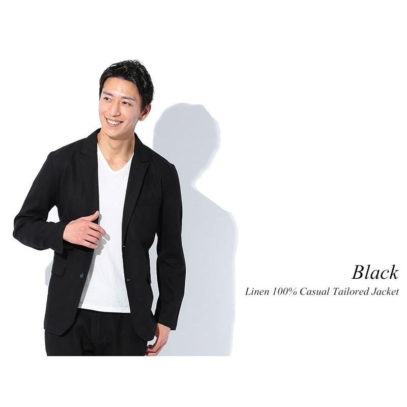 テーラードジャケット メンズ ジャケット テーラード 麻 カジュアル