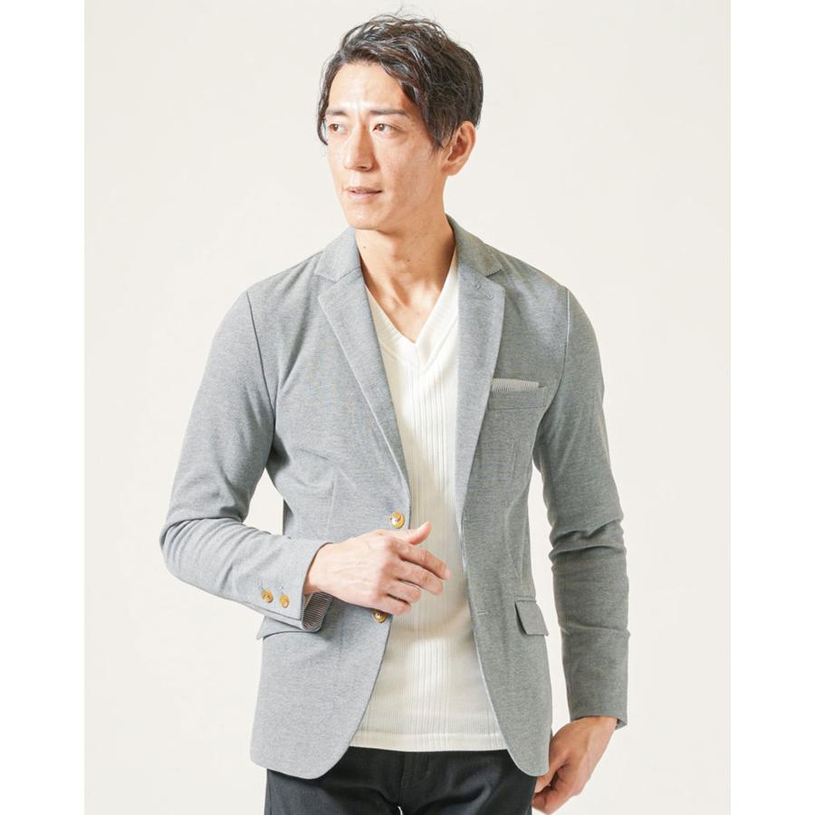 紺ブレザー メンズ 50代 紺ブレ ジャケット 春 テーラードジャケット