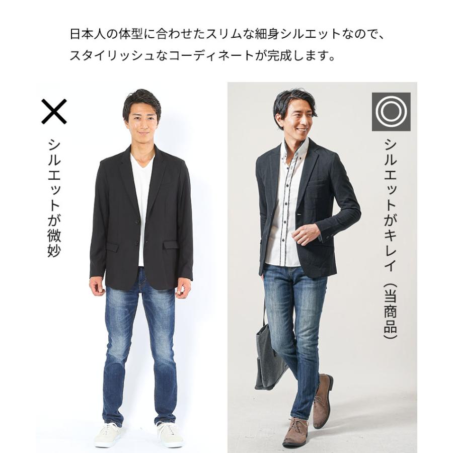 紺ブレザー メンズ 50代 紺ブレ ジャケット 春 テーラードジャケット