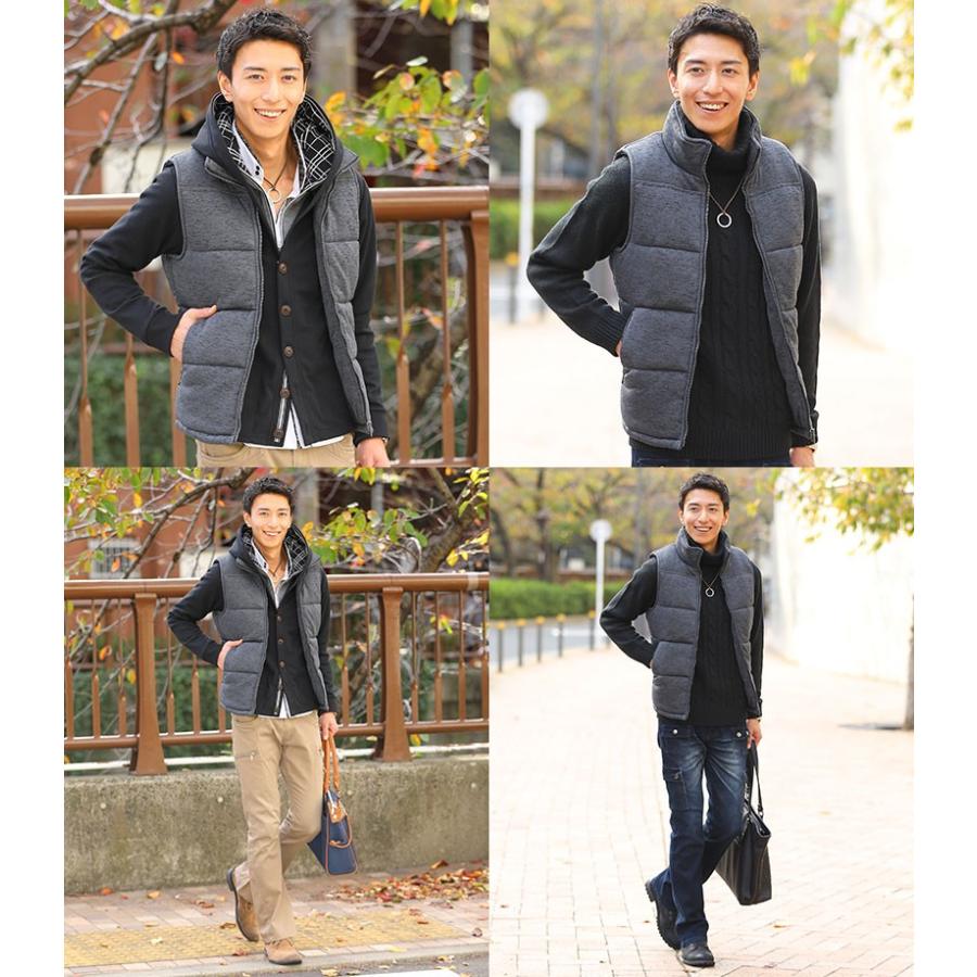 ベスト メンズ 中綿 ニットベスト フリース メランジ 中綿ベスト おしゃれ 代 30代 40代 メンズスタイル Menz Style 79 179 32ms Menz Style 通販 Yahoo ショッピング