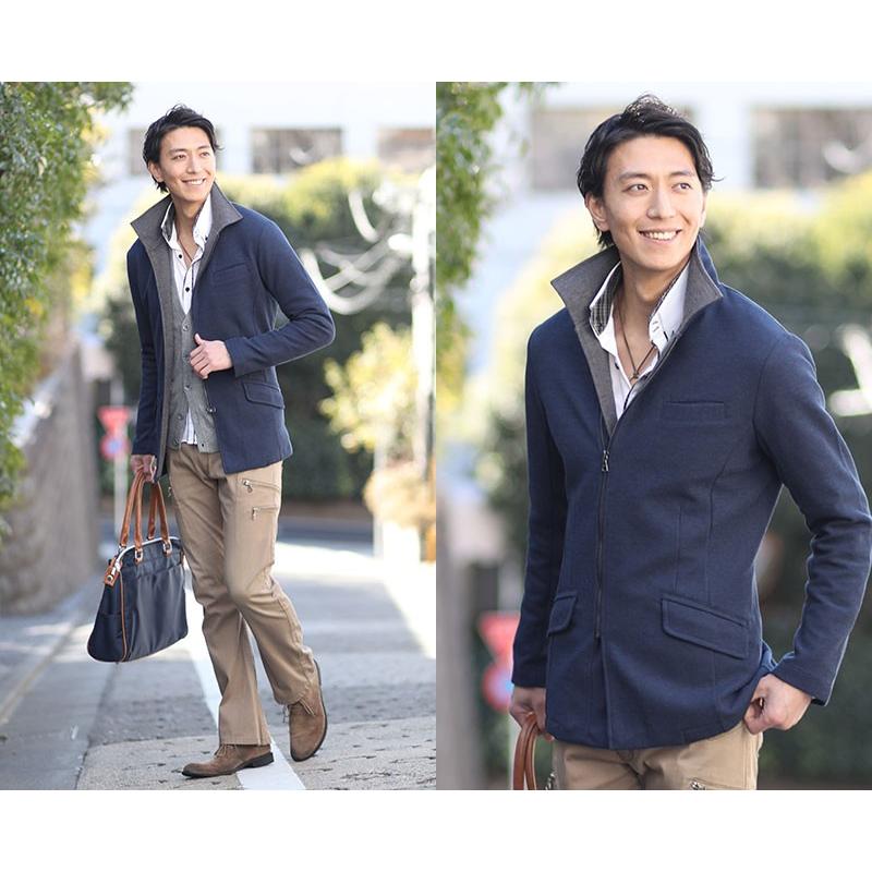 イタリアンカラージップアップジャケット : MENZ-STYLE メンズ