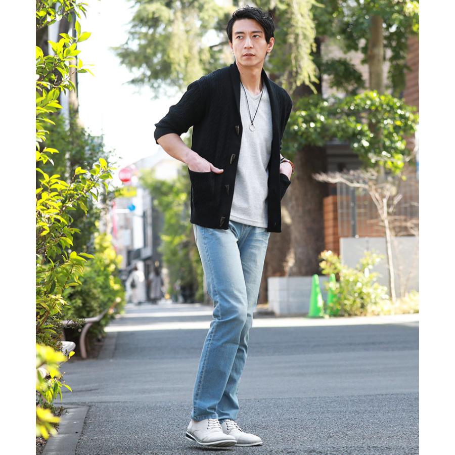 tシャツ メンズ ショート丈 イケオジ カットソー 半袖 vネック 丈短め