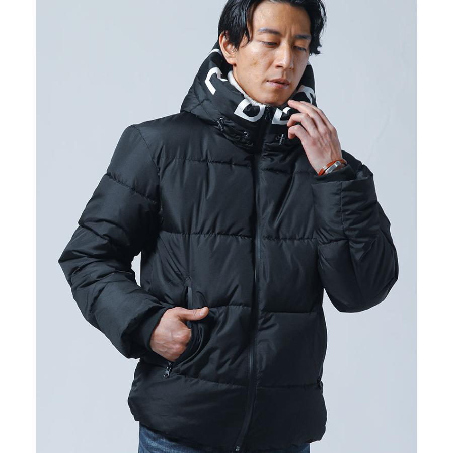 黒Lサイズ　fr2 ゴルフ　メンズ　中綿ロゴジャケット V12 ゴルフ メンズ 長袖 ジャケット フリース×中綿キルティング