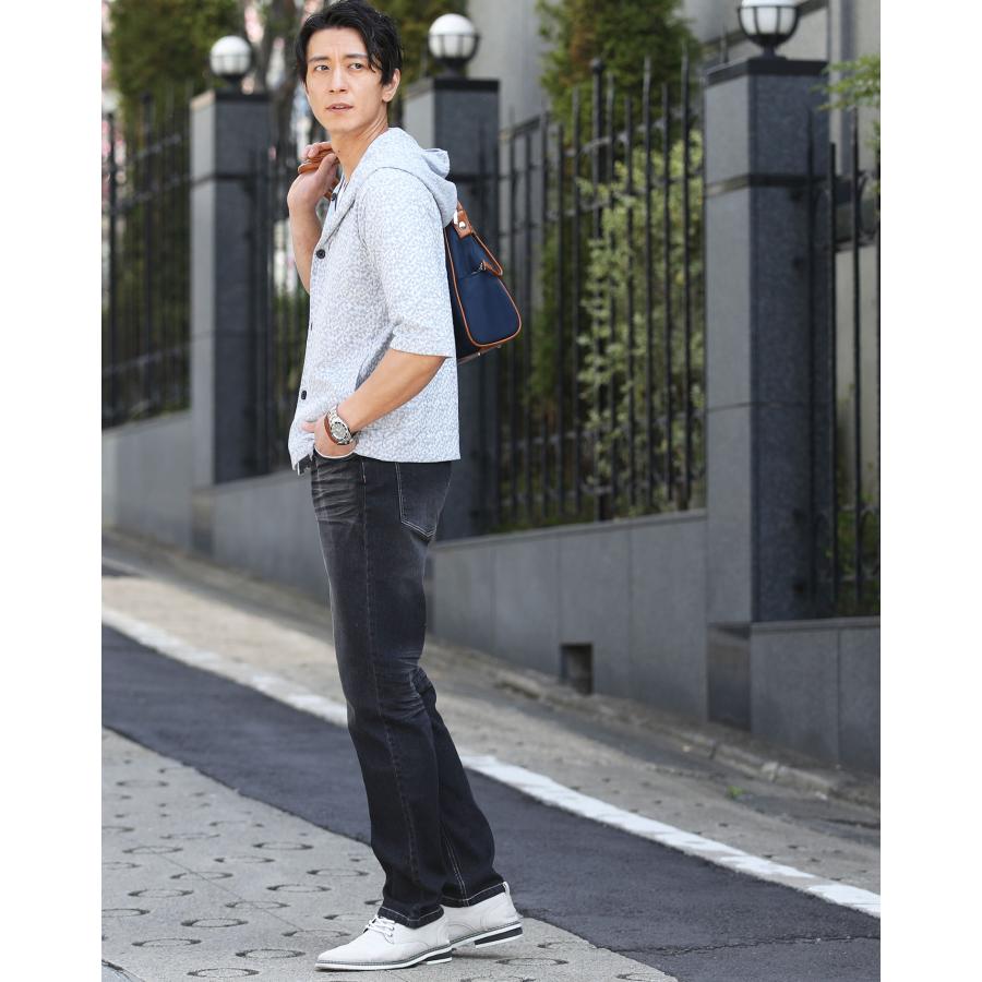 黒デニム ジーパン メンズ 50代 イケオジパンツ おしゃれなジーンズ 