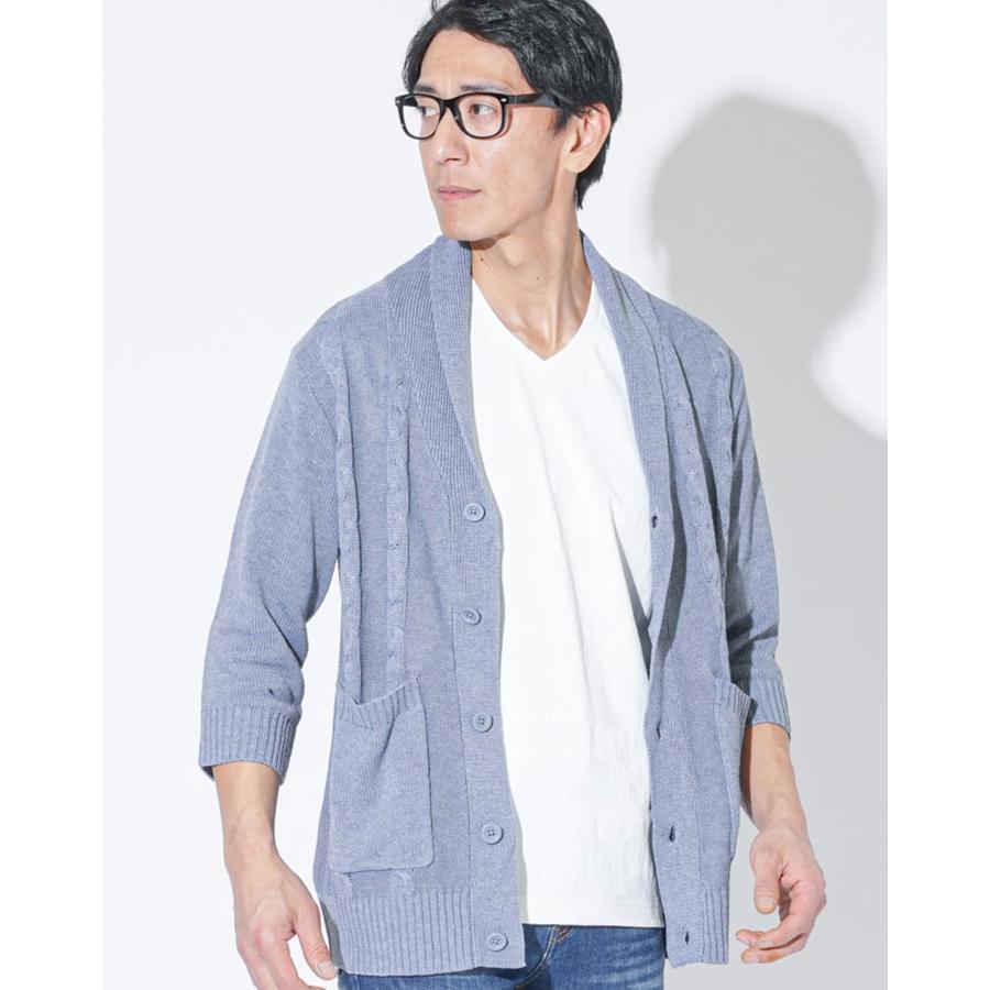 夏用カーディガン サマーカーディガン メンズ 薄手 サマーニット 