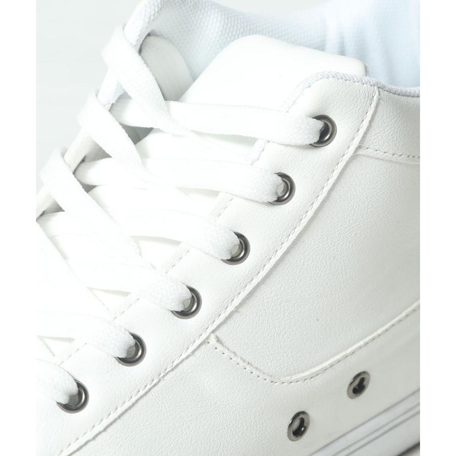 スニーカー メンズ 靴 白 スニーカー ハイカット Puレザー カジュアル 30代 40代 50代 80 Br7380 Menz Style 通販 Yahoo ショッピング