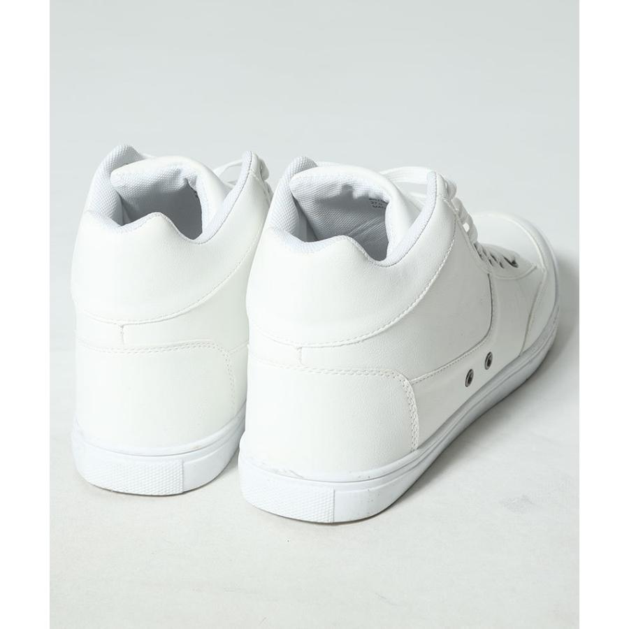 スニーカー メンズ 靴 白 スニーカー ハイカット Puレザー カジュアル 30代 40代 50代 80 Br7380 Menz Style 通販 Yahoo ショッピング