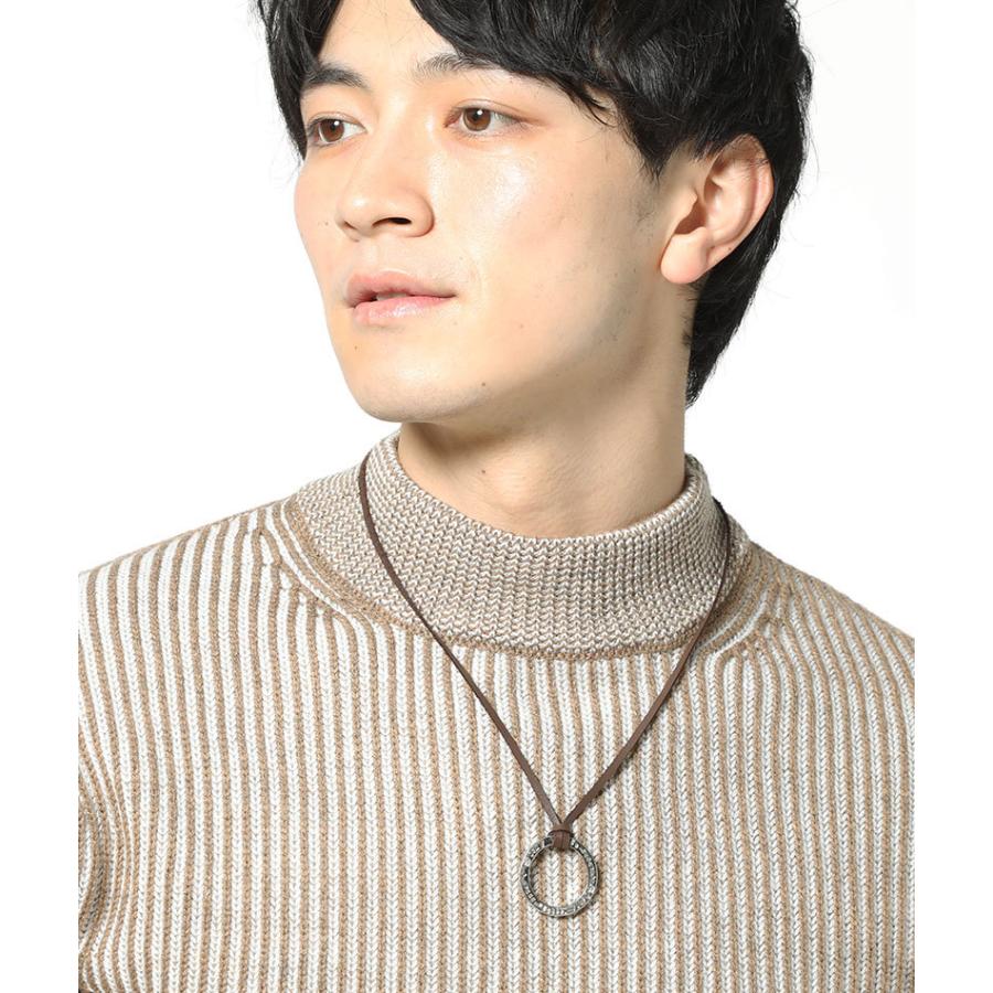 ニット メンズ ハイネック タートルネック 黒タートル ストレッチ ストライプ 畦編み セーター 秋冬 30代 40代 50代 0574 6601 Menz Style 通販 Yahoo ショッピング