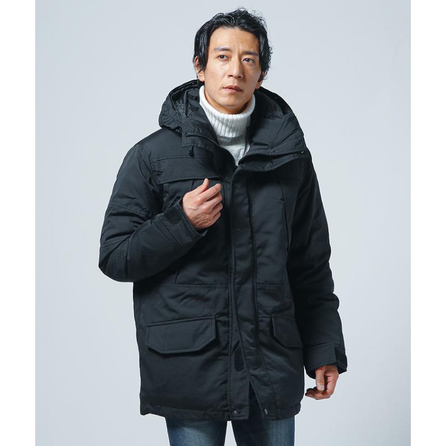 メンズ アウター 冬 スリムダウン 40代メンズダウン メンズアウター 冬服 中綿ジャケット ハーフコート 50代 モッズコート 中綿ダウンジャケット 中綿コート_12