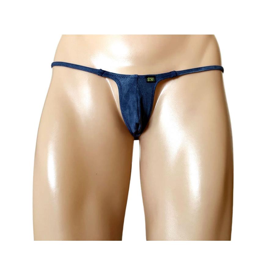 BODYWEAR メンズビキニ ムラ染めデニム柄 ウルトラマイクロ Tバック 1001237 |  | 02