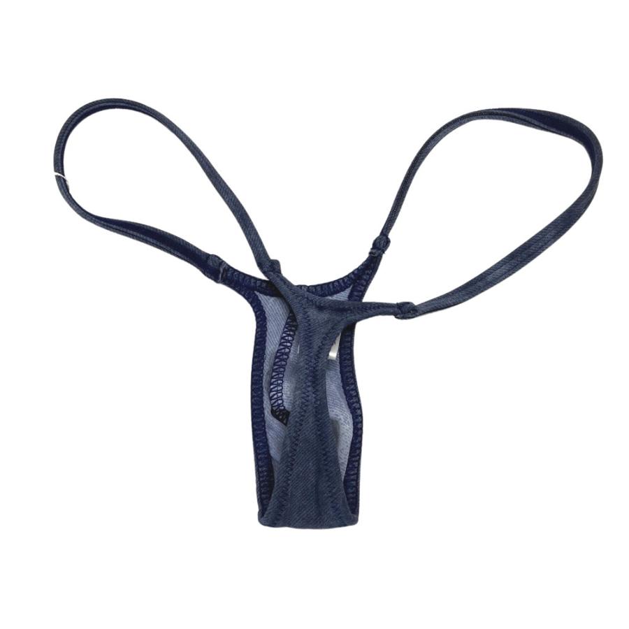 BODYWEAR メンズビキニ ムラ染めデニム柄 ウルトラマイクロ Tバック 1001237 |  | 05