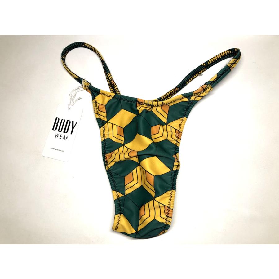 BODYWEAR メンズスビキニ 毘沙門亀甲柄 スリムTフロント リオバック mens Bikini 1647224｜menzbikini｜06