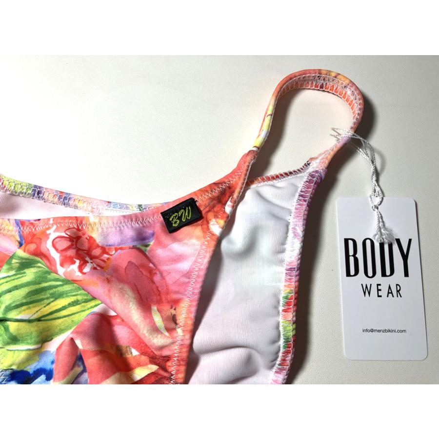BODYWEAR メンズビキニ ボタニカルフラワー柄 スタイリッシュ ハーフ