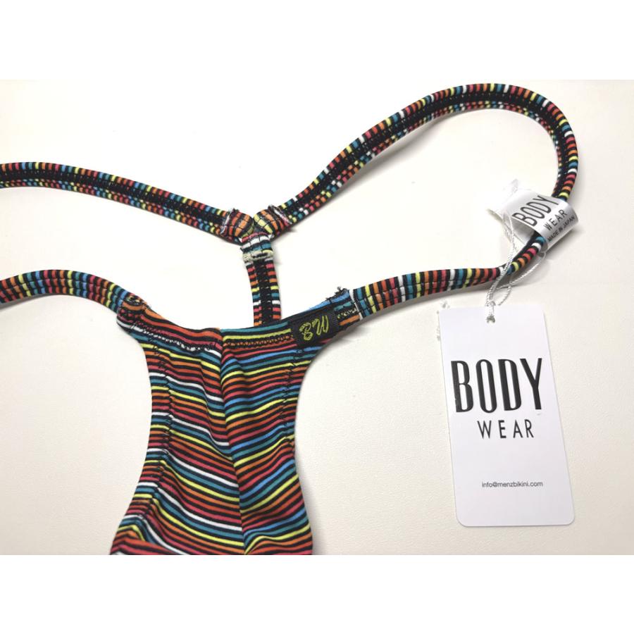 BODYWEAR メンズビキニ　マルチカラーストライプ　ウルトラマイクロ　Gストリング　3003258 |  | 07