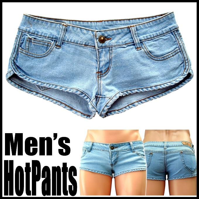 メンズ デニム ローライズ ホットパンツ S M L スカイブルー Hp037 ショートパンツ ジーンズ Hp037 Bodywear 通販 Yahoo ショッピング