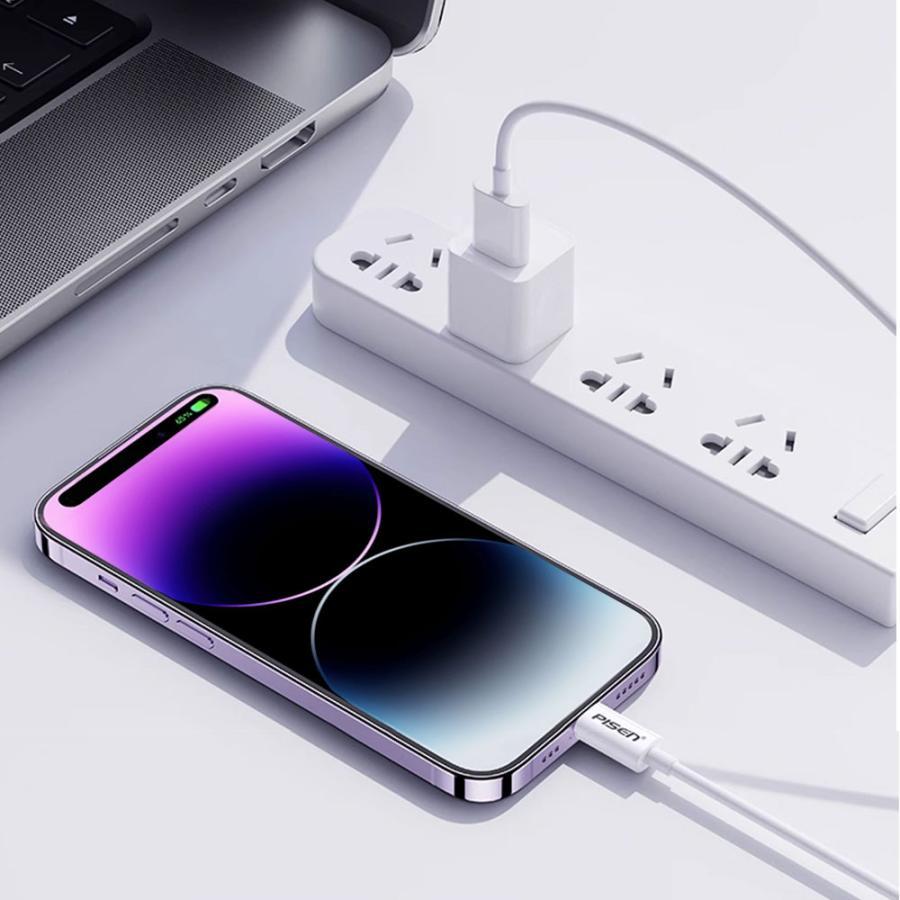 iPhone 充電ケーブル Lightningケーブル 高品質 高速転送 充電器 ライトニング 断線強い 丈夫 AppleMFI認証品 2.4A 急速充電 0.5m/1m iPhone/iPad対応 新品｜meobi｜16