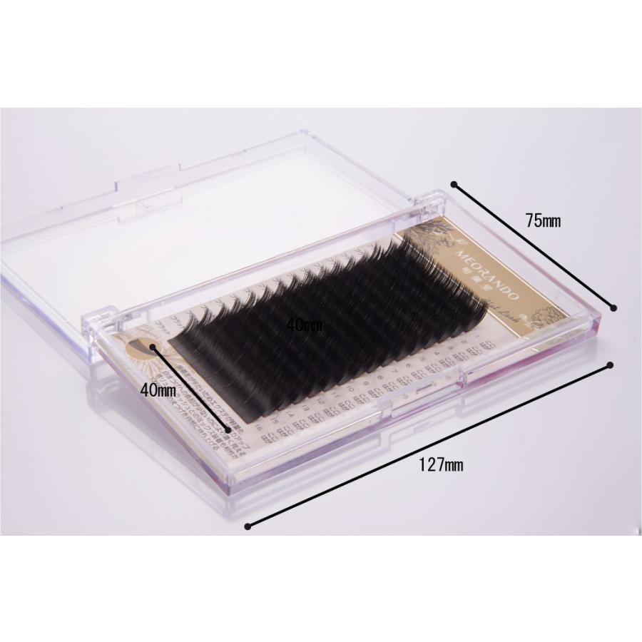 Dカール プロ用まつげエクステMEORANDOアイラッシュフラットラッシュ 可愛いエクステFlatLash |  | 02