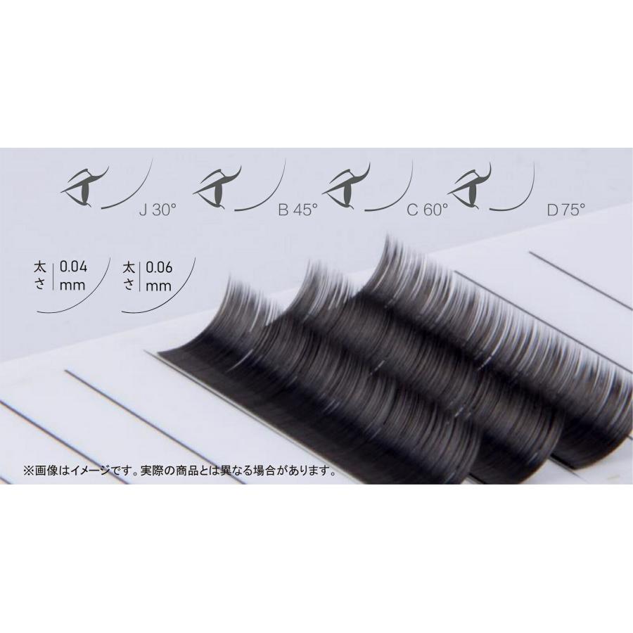 Dカール プロ用まつげエクステMEORANDOアイラッシュフラットラッシュ 可愛いエクステFlatLash |  | 05