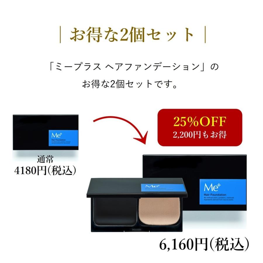 白髪カバー 薄毛カバー ヘアファンデーション ケース付 マルチブラウン