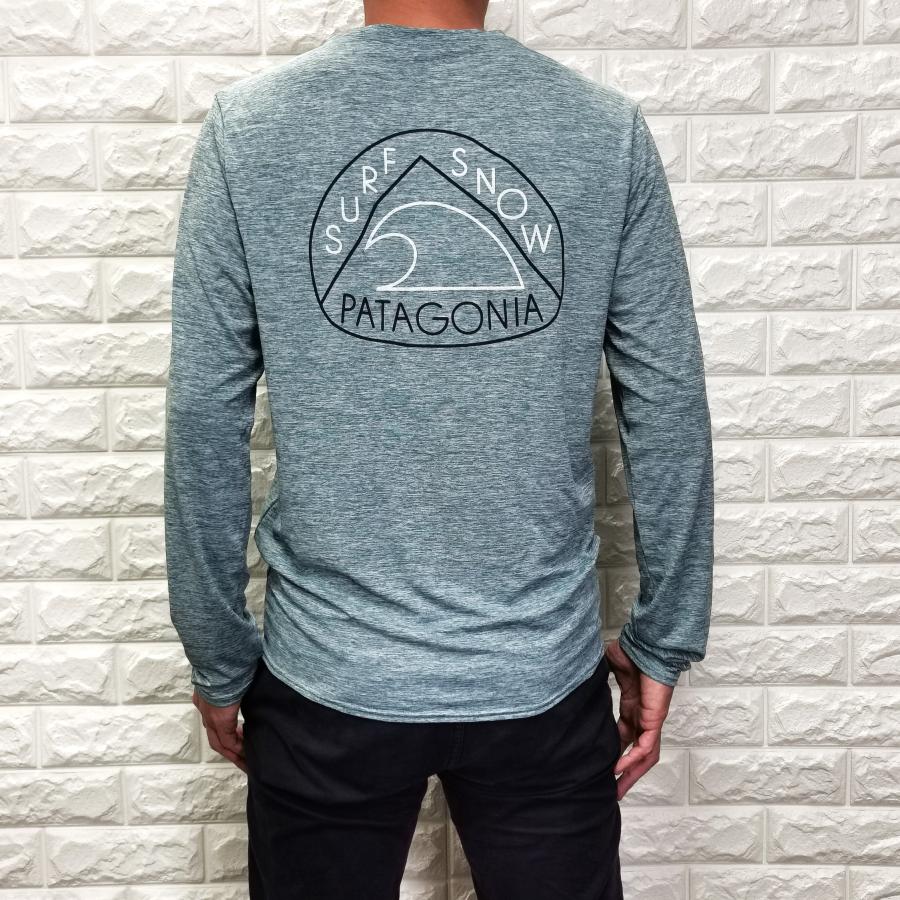 Patagonia パタゴニア 長袖 Tシャツ ロゴ ロンT メンズ 45190　キャプリーン クール デイリー グラフィック ロングスリーブシャツ｜meraviglie｜14