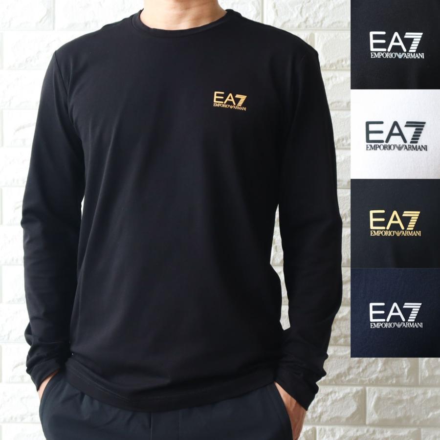 EA7 EMPORIO ARMANI ロゴプリント スリーブライン ロンT 長袖 EMPORIO ARMANI 長袖Tシャツ ロンT メンズ エンポリオ