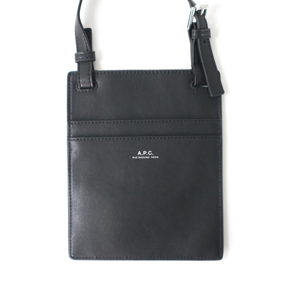 A.P.C. アー・ペー・セー ショルダーバッグ メンズ サコッシュ ネックポーチ CROSSBODY POUCH NINO PUAAT H61717  LZZ