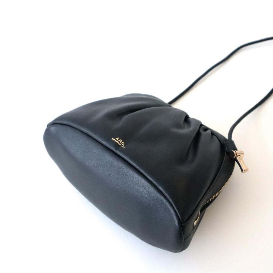 A.P.C.｜シャーリング ショルダーバッグ PUAAT-F61791 A.P.C. アーペーセー APC ショルダーバッグ レディース ブラック