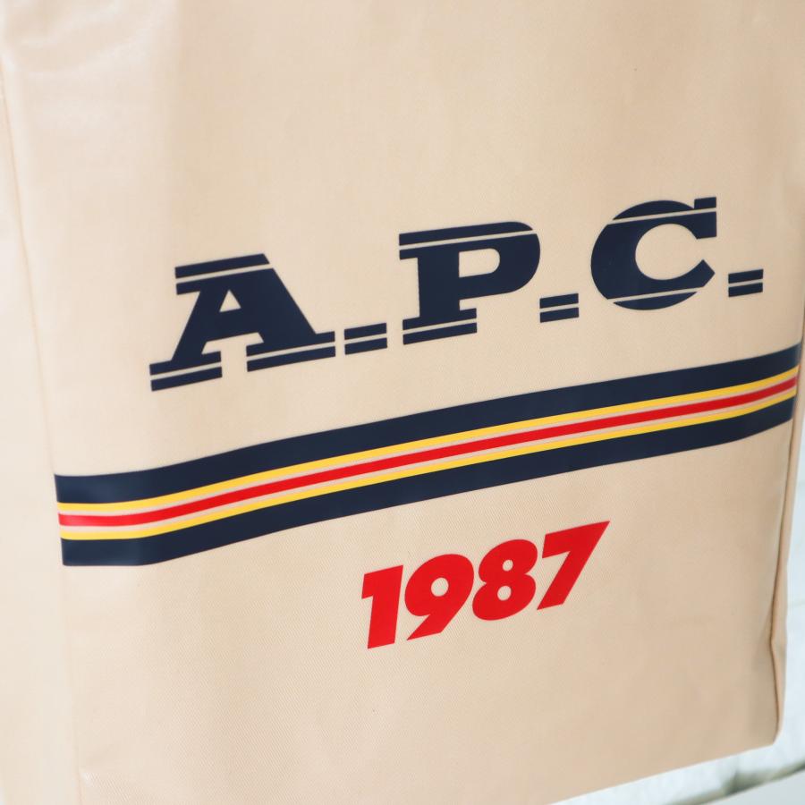 アーペーセー A.P.C. APC トートバッグ メンズ ベージュ ユニセックス キャンバス COGVR M61442 BAE 2023秋冬新作アイテム｜meraviglie｜05