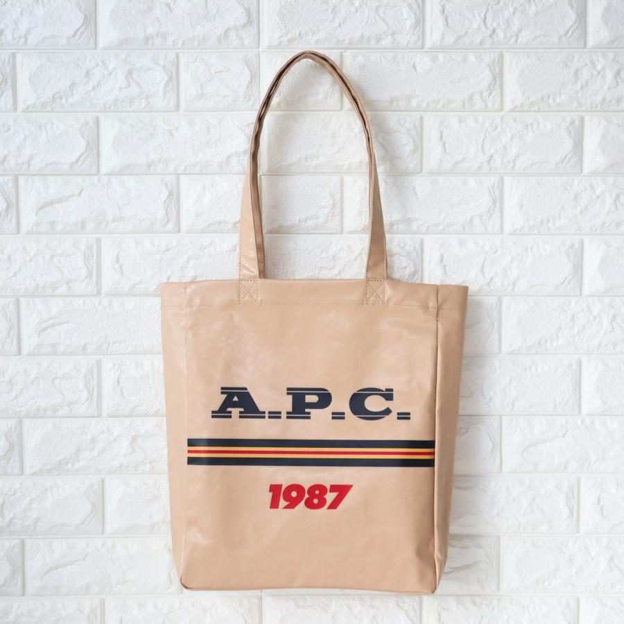 アーペーセー A.P.C. APC トートバッグ メンズ ベージュ ユニセックス キャンバス COGVR M61442 BAE 2023秋冬新作アイテム｜meraviglie｜04