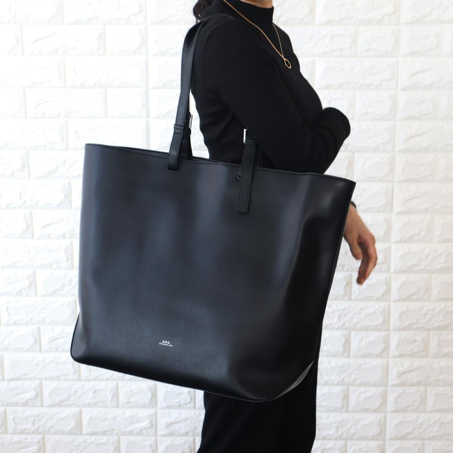 新品 24ss A.P.C. トートバッグ 黒 A.P.C. 【並行輸入品】アーペーセー APC トートバッグ ブラック