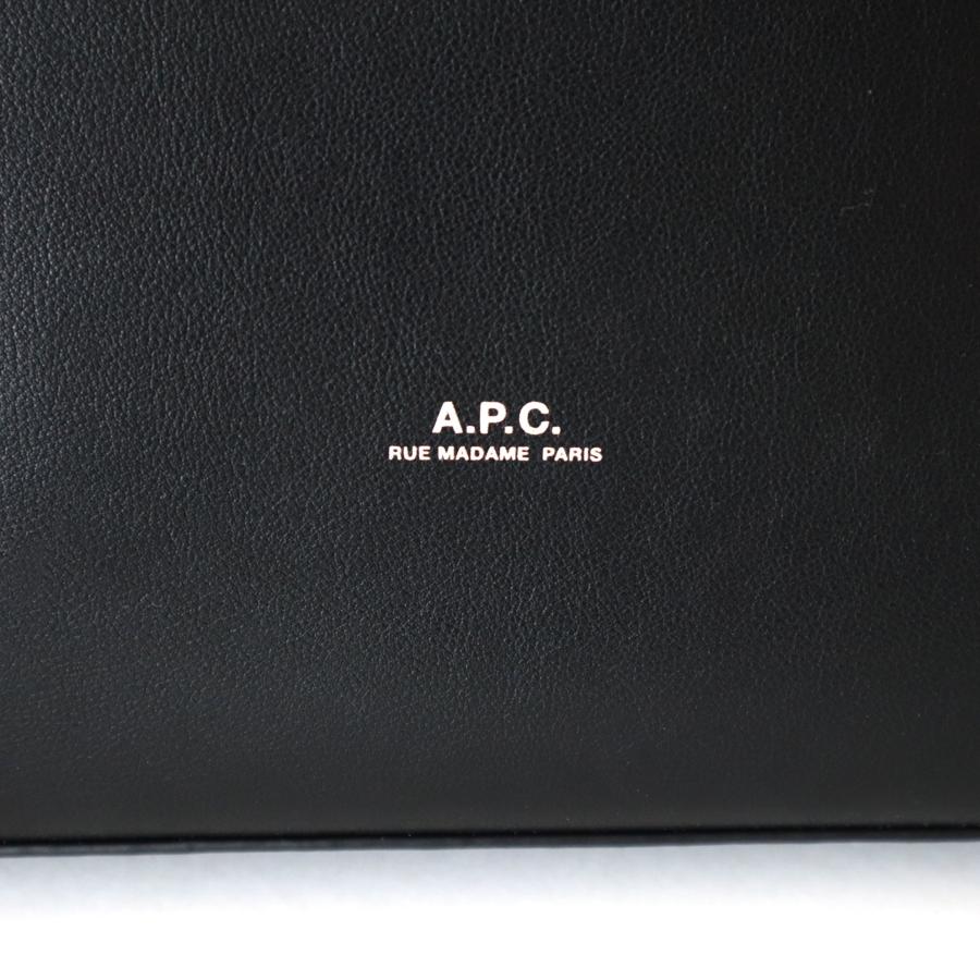 アーペーセー A.P.C. APC トートバッグ ブラック 黒 男女兼用 CABAS NINO スモール TOTE H61863 2024春夏新作｜meraviglie｜05