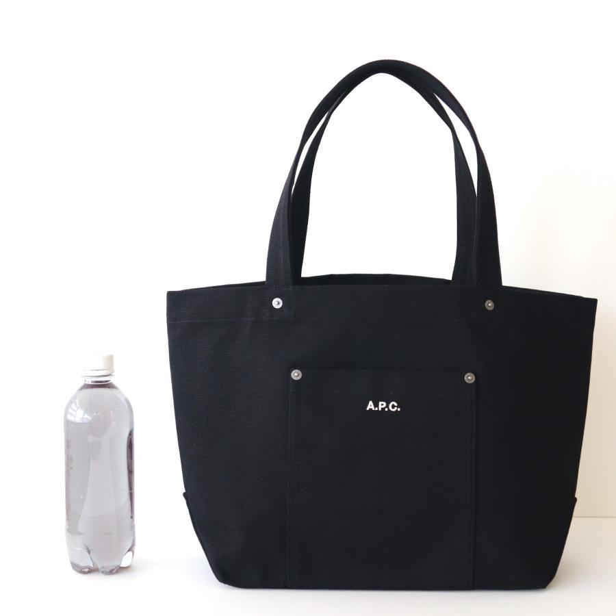 A.P.C. アーペーセー APC トートバッグ ブラック THAIS TOTE A4サイズ  