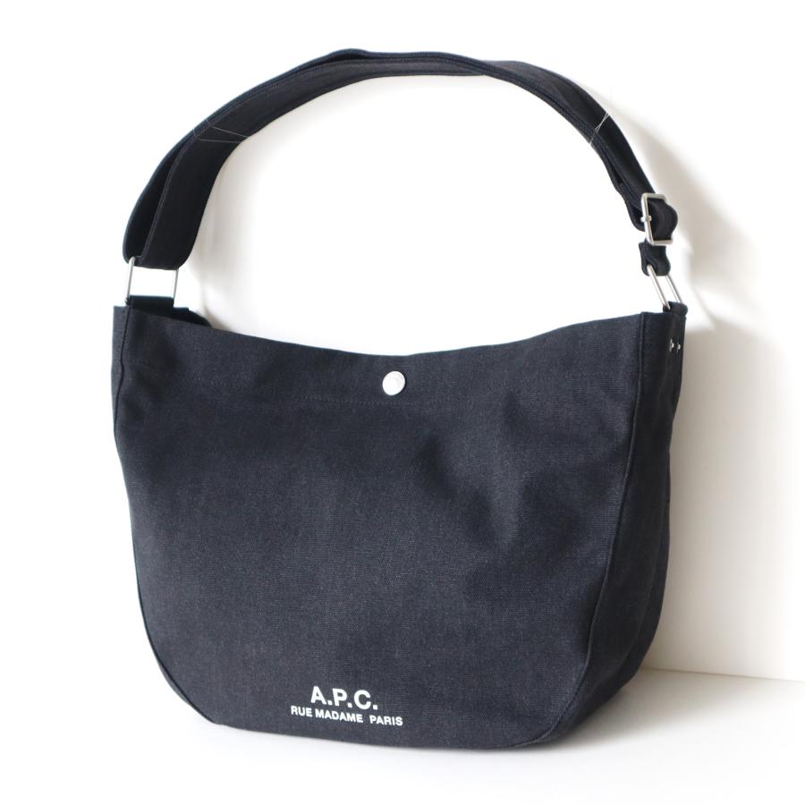 【並行輸入品】APC A.P.C. アーペーセー ショルダーバッグ トートバッグ 厚手キャンバス BESACE JOURNAL M61939 PSAJZの画像