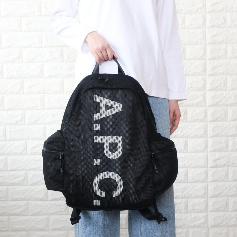 【並行輸入品】A.P.C. アーペーセー バックパック ブラック 25AW新作 TECH REBOUND 黒 H62242 PSAEUの画像