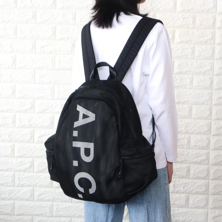 【並行輸入品】A.P.C. アーペーセー バックパック ブラック 25AW新作 TECH REBOUND 黒 H62242 PSAEUの画像