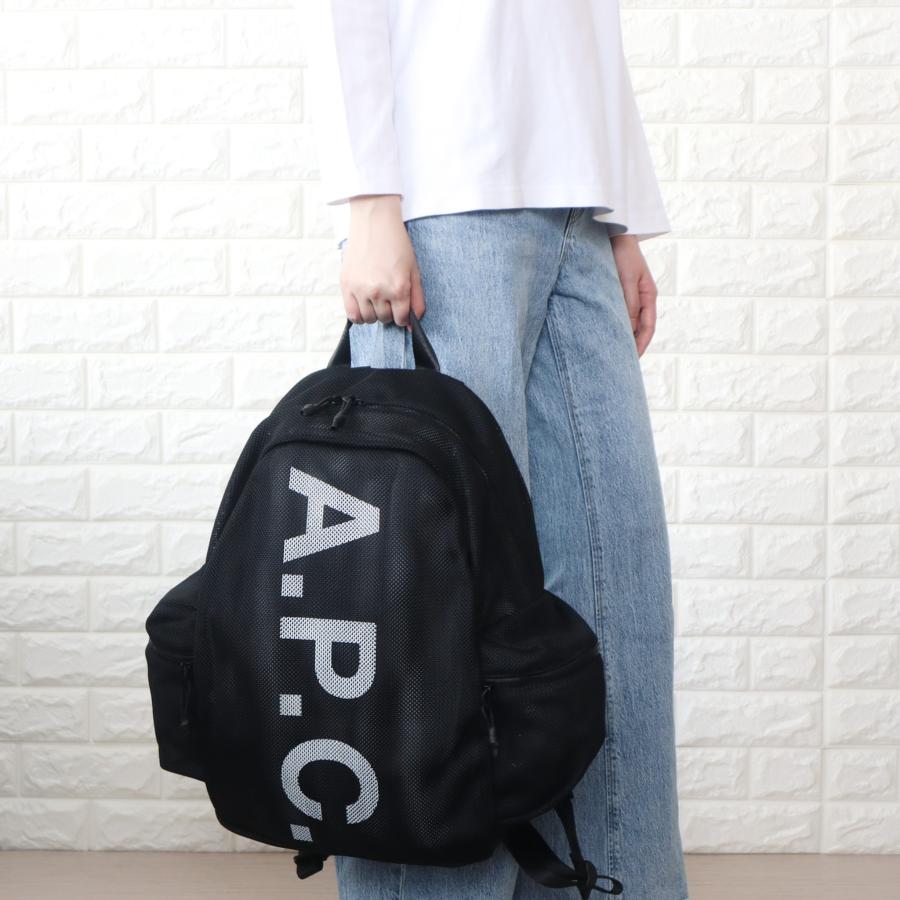 【並行輸入品】A.P.C. アーペーセー バックパック ブラック 25AW新作 TECH REBOUND 黒 H62242 PSAEUの画像