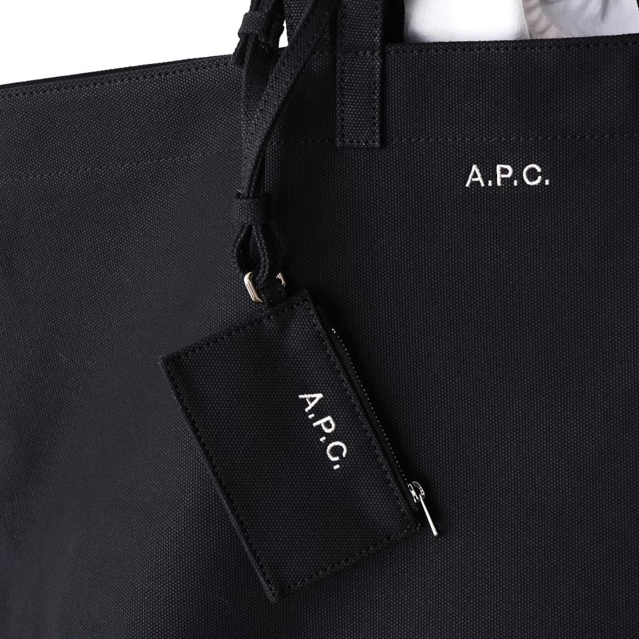 【並行輸入品】APC A.P.C. アーペーセー トートバッグ メンズ キャンバス ポーチ付 LE DRUMMER TOILE A4対応 F67046 COHMP 2026春夏新作の画像