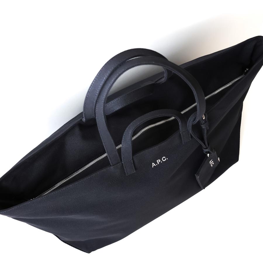 【並行輸入品】APC A.P.C. アーペーセー トートバッグ メンズ キャンバス ポーチ付 LE DRUMMER TOILE A4対応 F67046 COHMP 2026春夏新作の画像