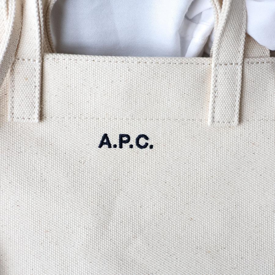 【並行輸入品】APC A.P.C. アーペーセー トートバッグ レディース キャンバス ポーチ付 LE DRUMMER TOILE A4対応 F67046 COHMP 2026春夏新作の画像