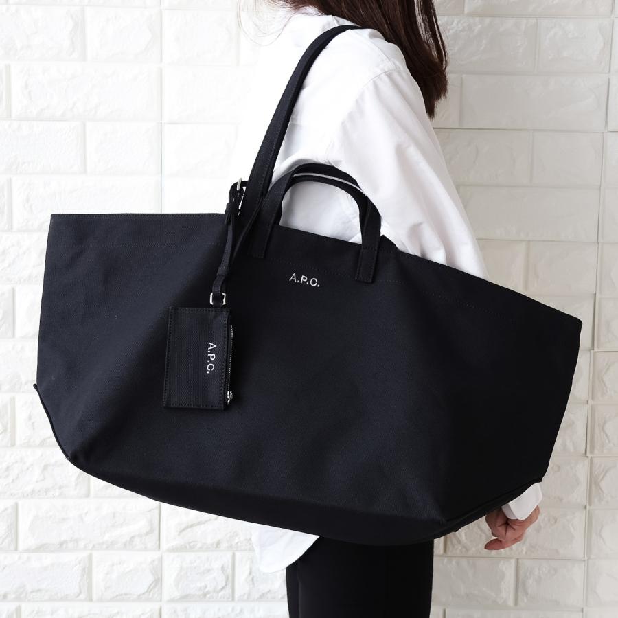 【並行輸入品】APC A.P.C. アーペーセー トートバッグ レディース キャンバス ポーチ付 LE DRUMMER TOILE A4対応 F67046 COHMP 2026春夏新作の画像