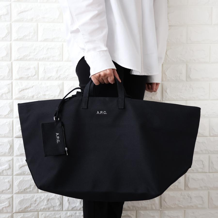 【並行輸入品】APC A.P.C. アーペーセー トートバッグ レディース キャンバス ポーチ付 LE DRUMMER TOILE A4対応 F67046 COHMP 2026春夏新作の画像