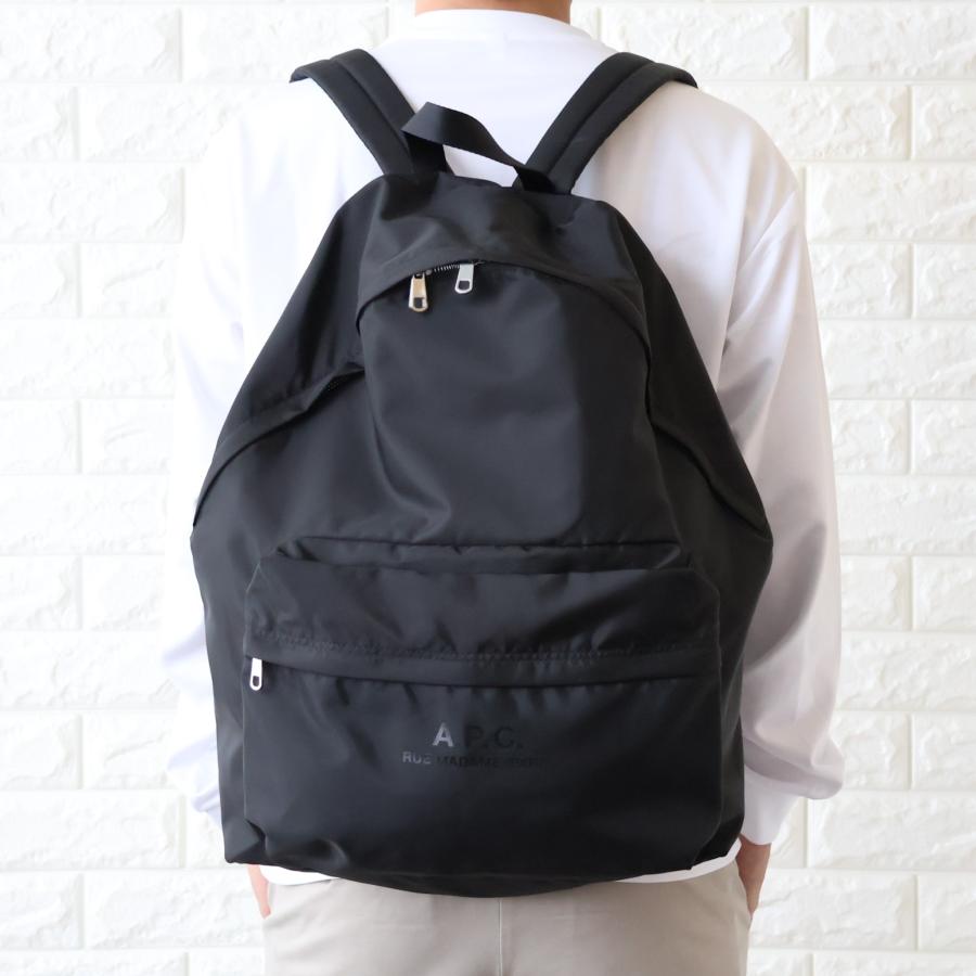 A.P.C. 黒 リュック・バックパック A.P.C.（アーペーセー） 【並行輸入品】APC A.P.C. リュック メンズ
