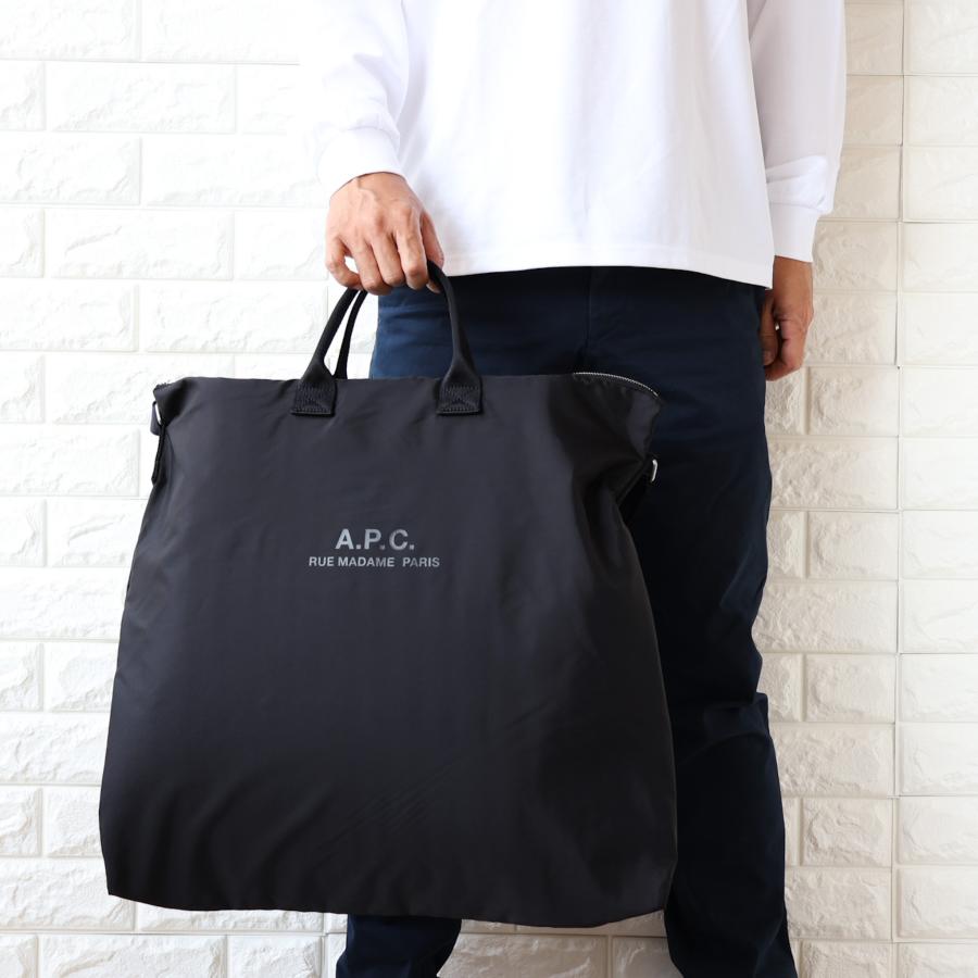 【並行輸入品】APC A.P.C. アーペーセー トートバッグ メンズ ブラック Backstage クロスボディバッグ H67050 PAAGX LZZ 【2026春夏 新作】の画像