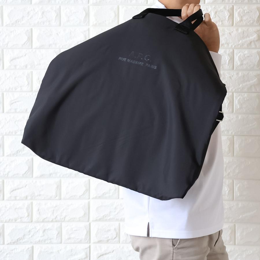 【並行輸入品】APC A.P.C. アーペーセー トートバッグ メンズ ブラック Backstage クロスボディバッグ H67050 PAAGX LZZ 【2026春夏 新作】の画像