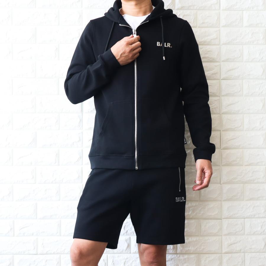 333さん専用］BALR ブラック・パーカー ボーラー　スウェット BALR.（ボーラー） 【並行輸入品】ボーラー スウェットパーカー
