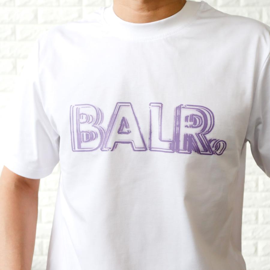 BALR. ボーラー Tシャツ メンズ ブランドロゴ 半袖 クルーネック  