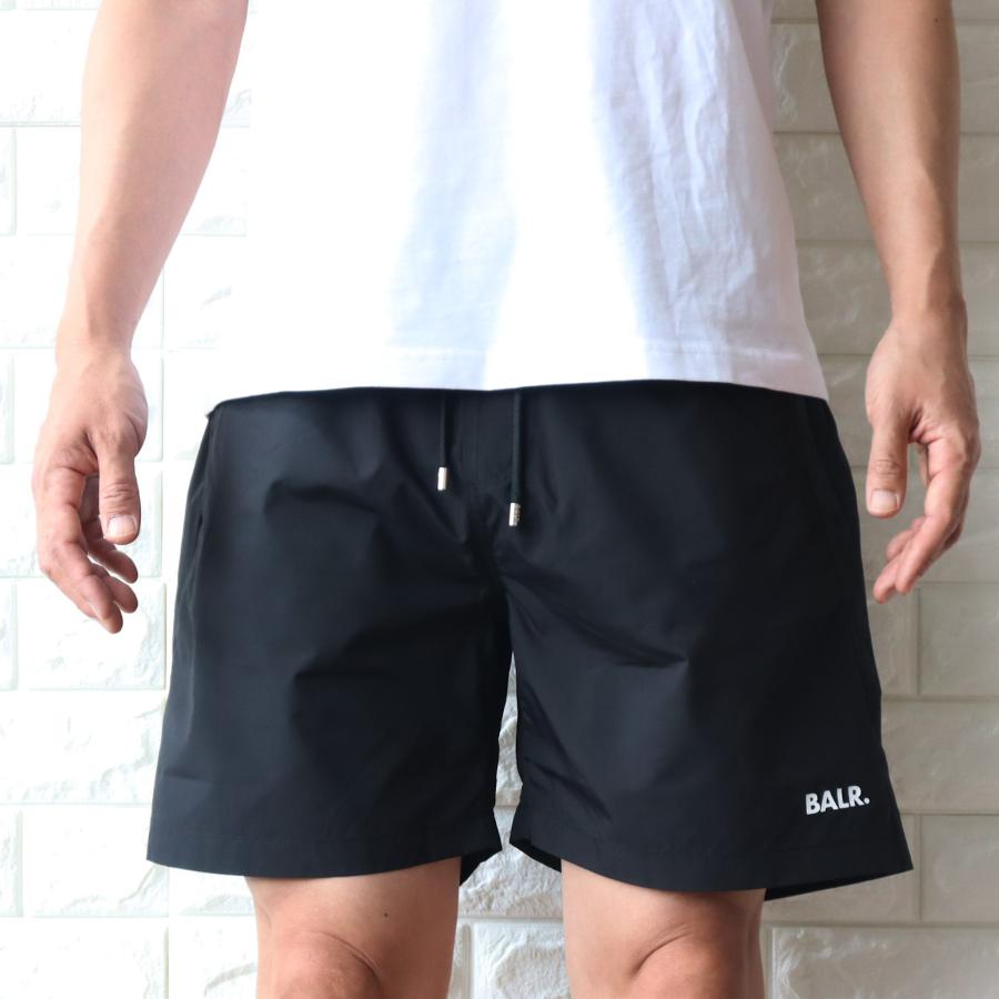 【BALR.】 ハーフパンツ スイムショーツ 水陸両用 短パン BALR. 【並行輸入品】ボーラー ハーフパンツ メンズ ブラック