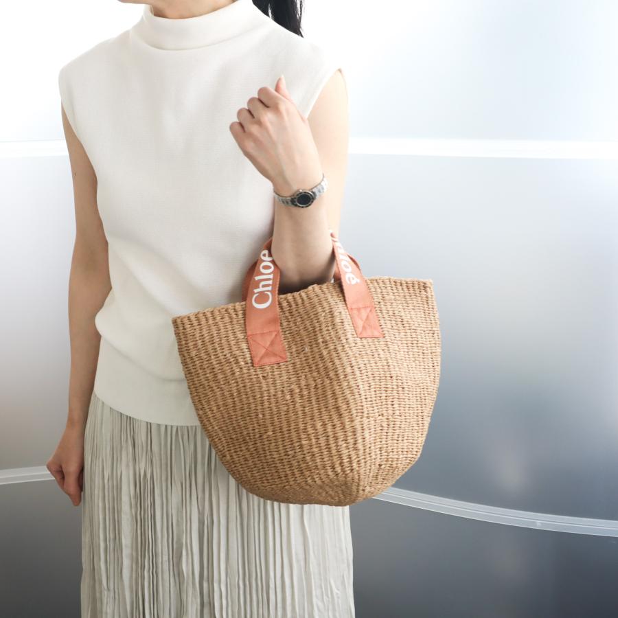 Chloe CHLOE クロエ Mifuko かごバッグ キッズ ロゴ バスケット Chloe CHLOE クロエ Mifuko かごバッグ キッズ ロゴ バスケット