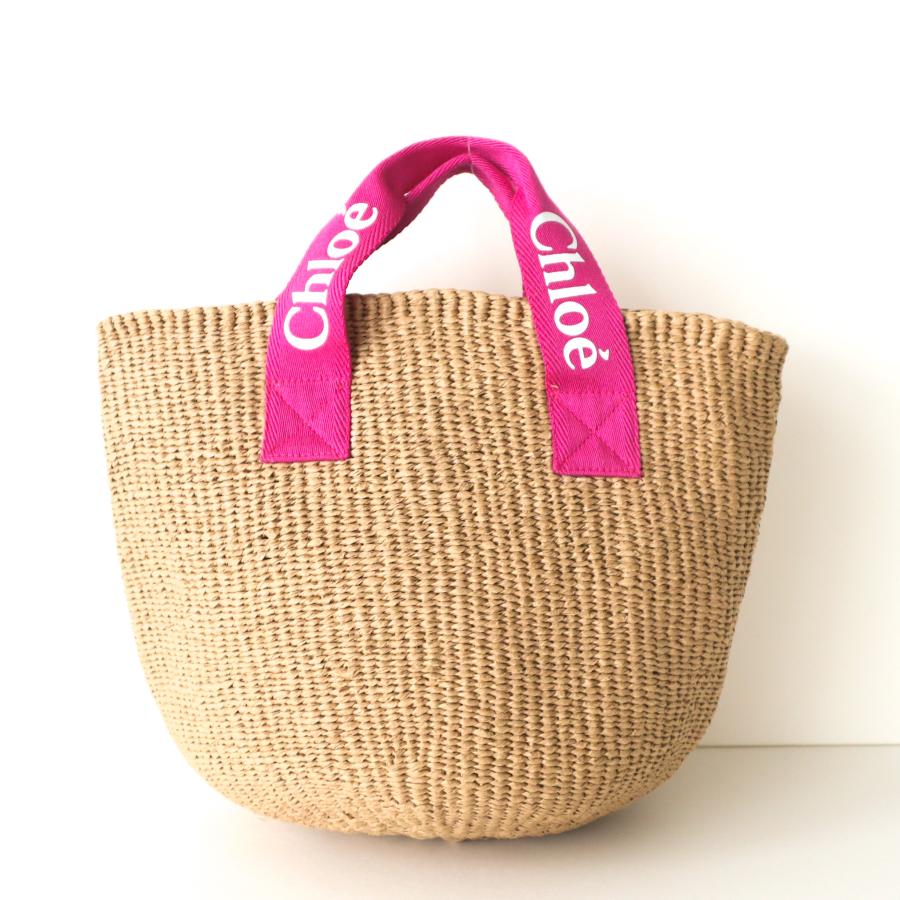 【並行輸入品】CHLOE クロエ かごバッグ キッズ ピンク Mifuko ロゴ バスケットバッグ 大人もOK レディース CHC24SB2004549L_3