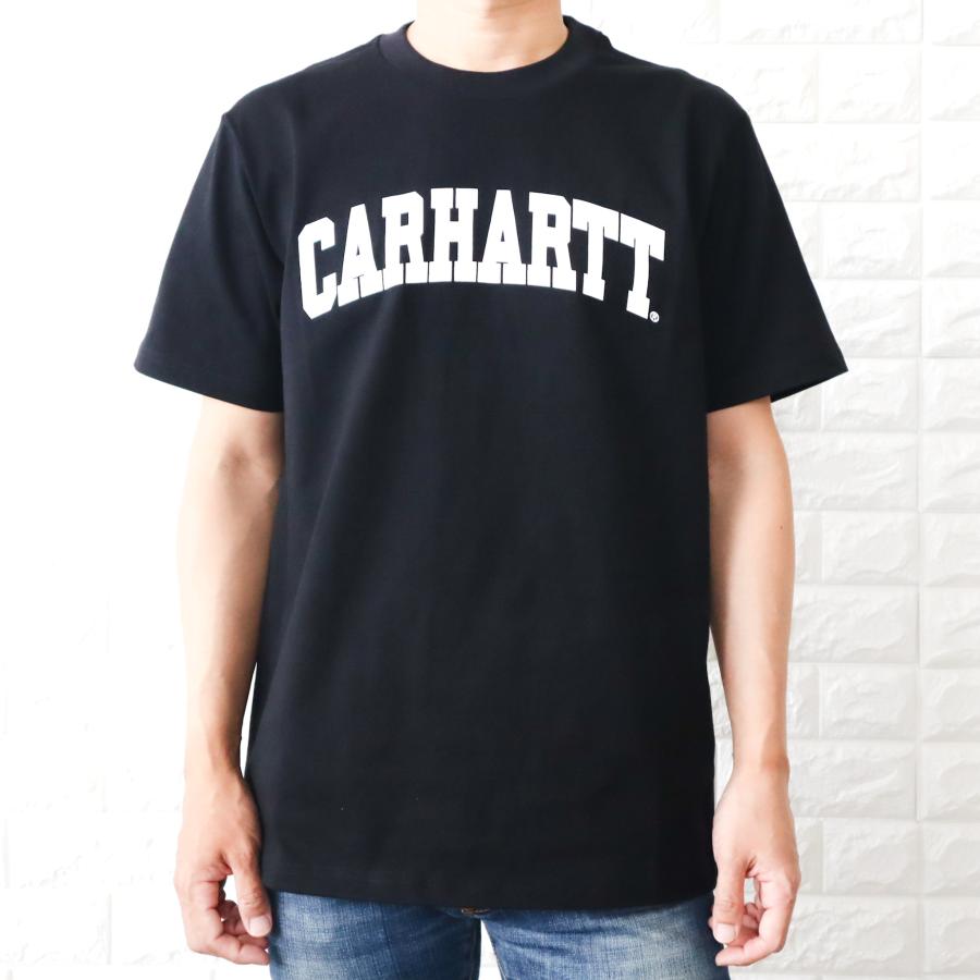 Carhartt カーハート Tシャツ メンズ ブラック 黒 WIP カレッジ
